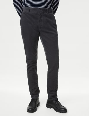 Slim Fit Corduroy Stretch Chinos