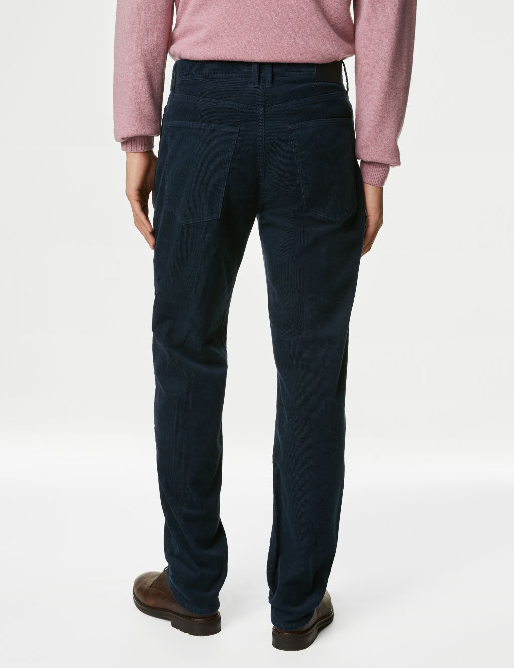 Straight Fit Corduroy 5 Pocket Trousers image 5