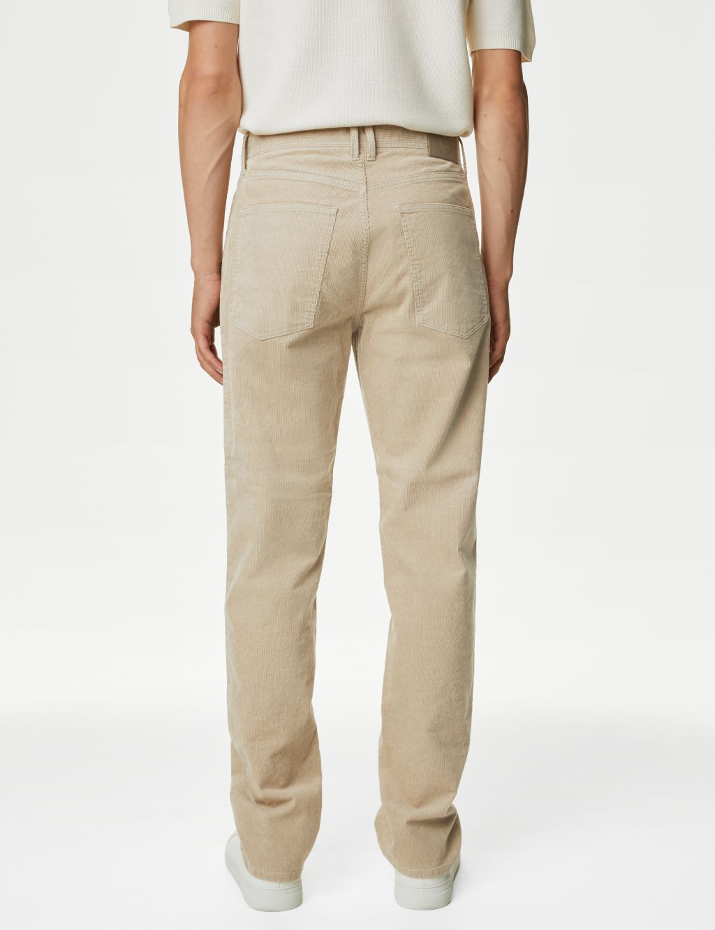 Straight Fit Corduroy 5 Pocket Trousers image 4