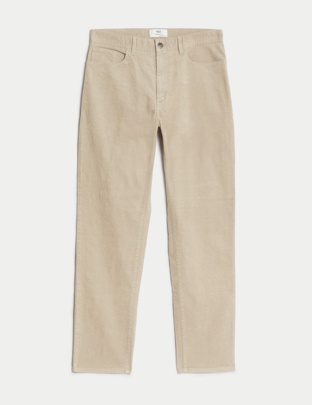 Straight Fit Corduroy 5 Pocket Trousers image 2