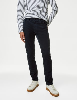 Cotton Stretch Corduroy Bootcut Pants