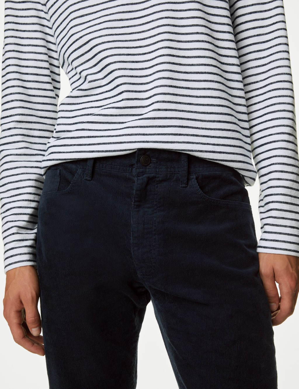 Men's Slim Fit Trousers M&S