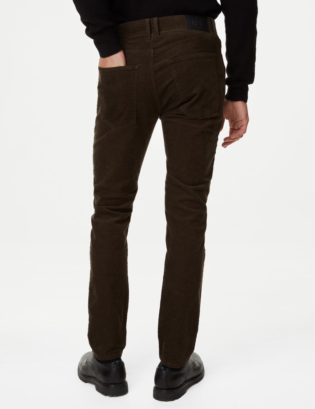 Slim Fit Corduroy 5 Pocket Trousers image 5