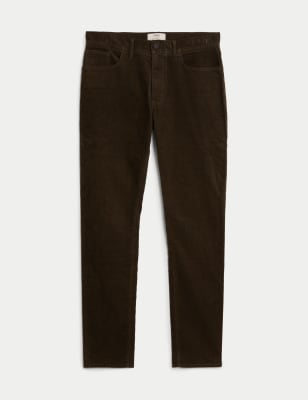 Slim Fit Corduroy 5 Pocket Trousers