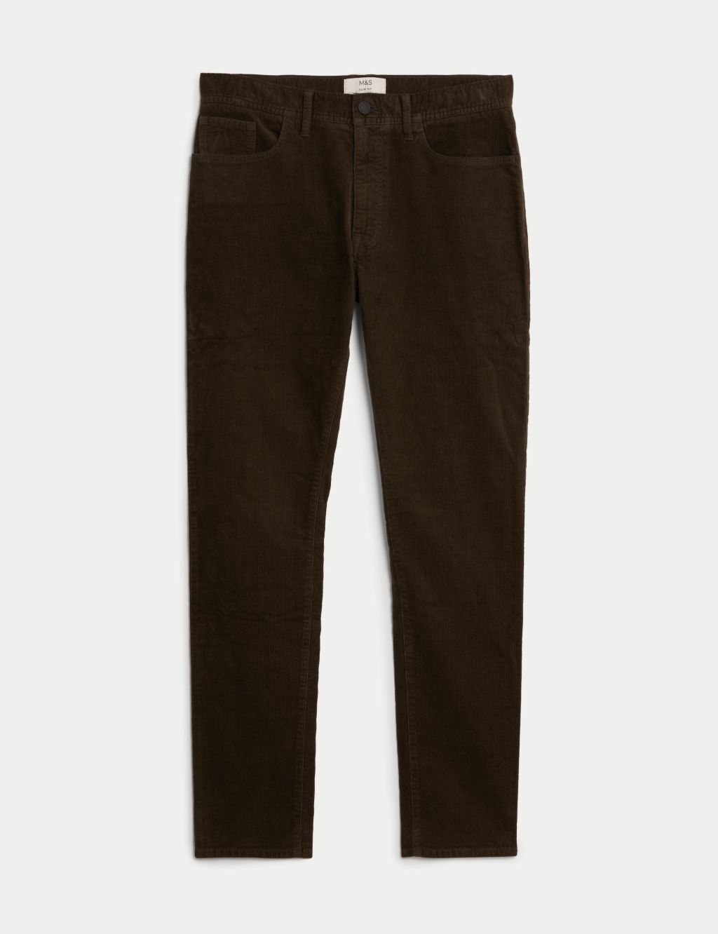 Slim Fit Corduroy 5 Pocket Trousers image 2