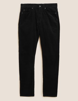 M&S Mens Slim Fit Corduroy 5 Pocket Trousers