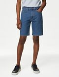 Denim-Shorts aus reiner Baumwolle