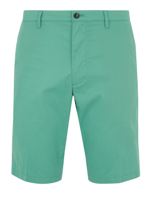 

Mens M&S Collection Super Lightweight Chino Shorts - Mint, Mint