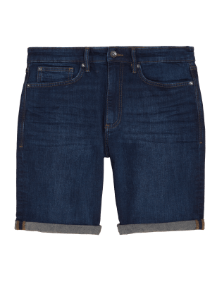 

Mens M&S Collection Denim-Shorts - Indigo, Indigo