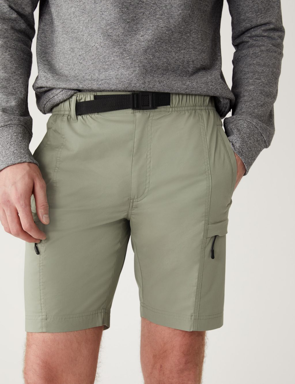 Belted Trekking Shorts with Stormwear™ image 1
