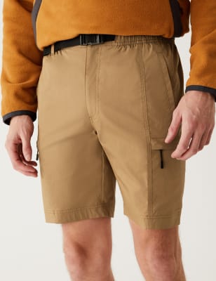 

Mens M&S Collection Belted Trekking Shorts with Stormwear™ - Sand, Sand