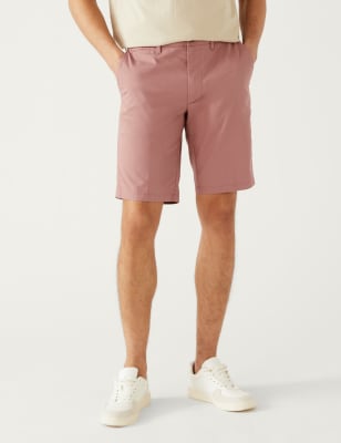 

M&S Collection Chinos cortos superligeros elásticosMens - Pink, Pink