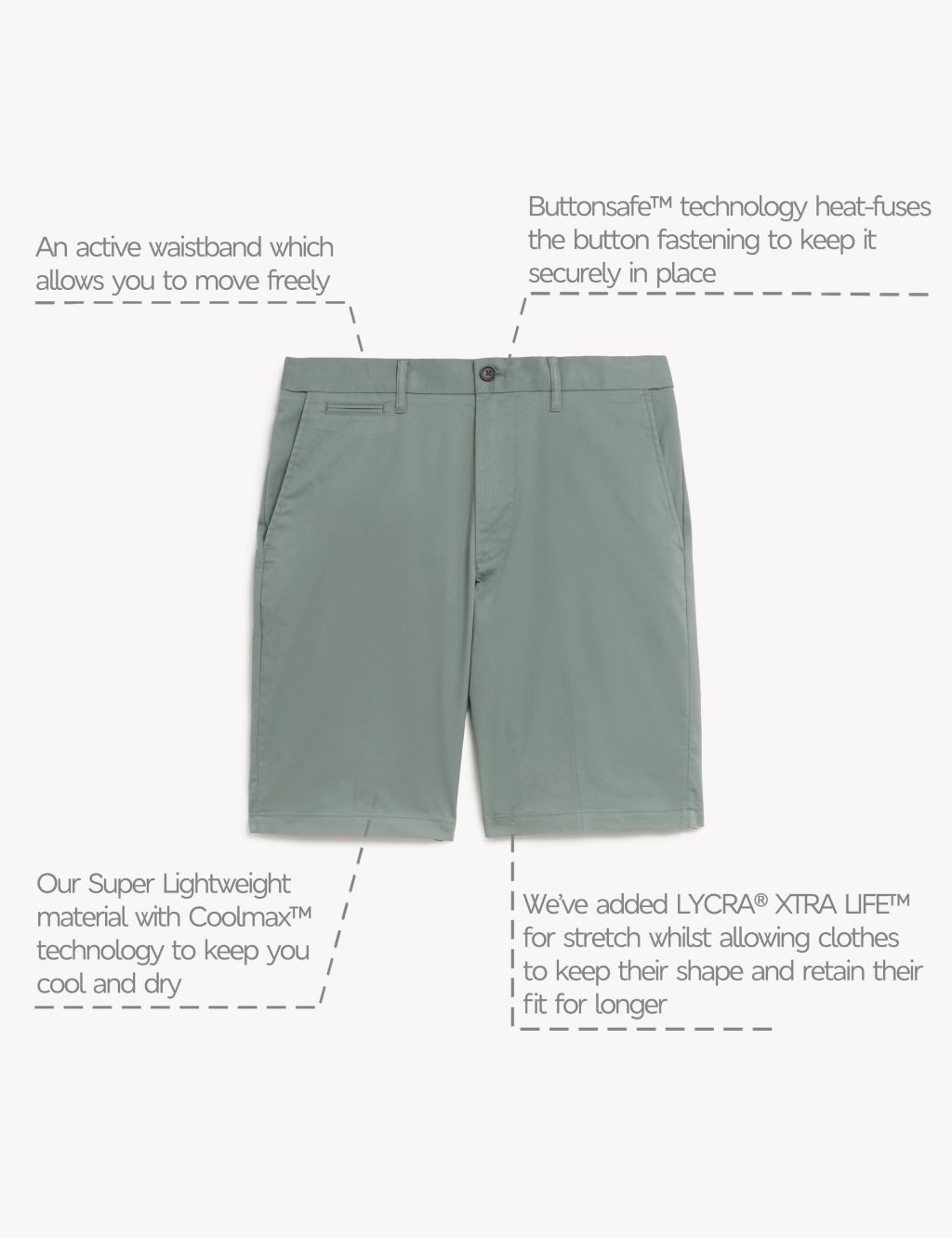 Super Lightweight Stretch Chino Shorts image 5