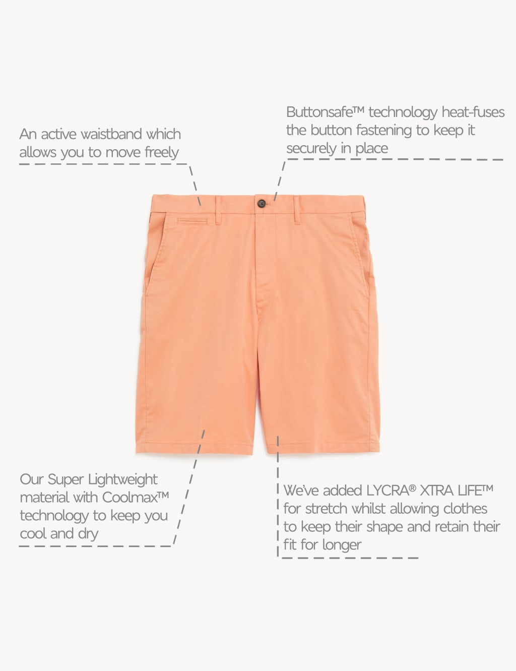 Super Lightweight Stretch Chino Shorts image 4
