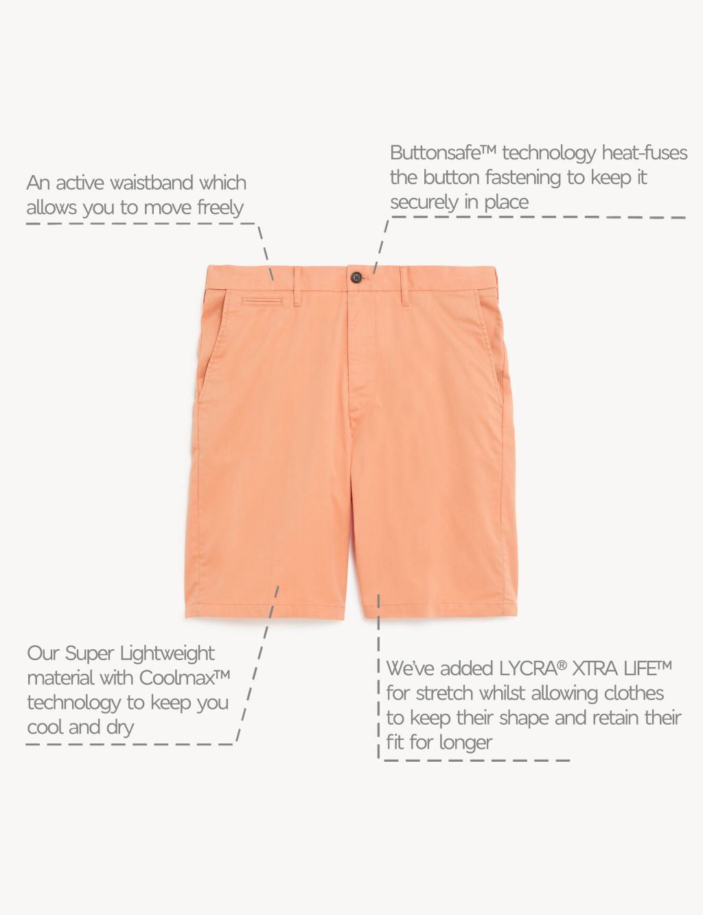 Super Lightweight Stretch Chino Shorts image 4