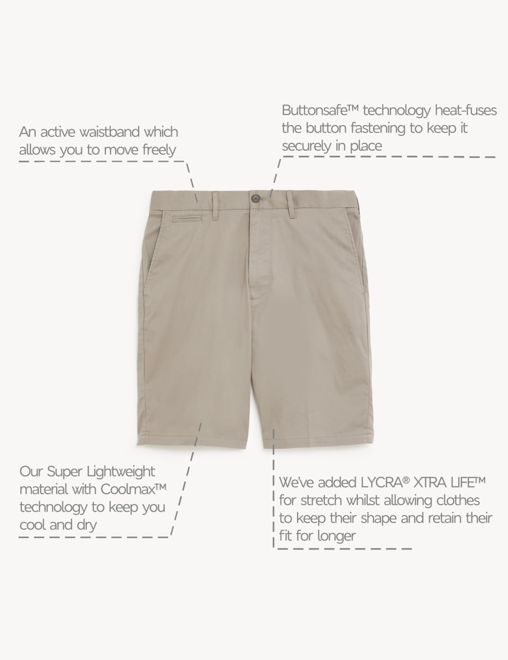 Super Lightweight Stretch Chino Shorts image 5