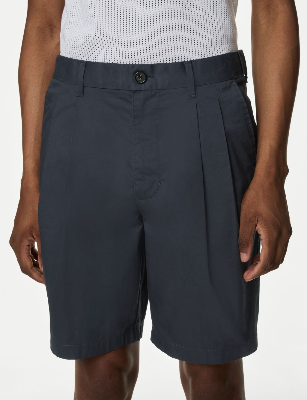 Super Lightweight Twin Pleat Chino Shorts