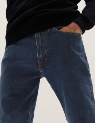 marks and spencer tapered jeans