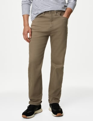 

Mens M&S Collection Gerade geschnittene Jeans mit Stormwear™ - Dark Stone, Dark Stone