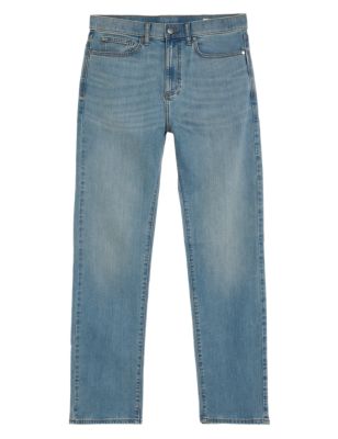 Mens M&S Collection Stormwear™ Jeans - Pale Blue