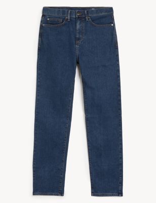 M&S Mens Shorter Length Regular Fit Stretch Jeans