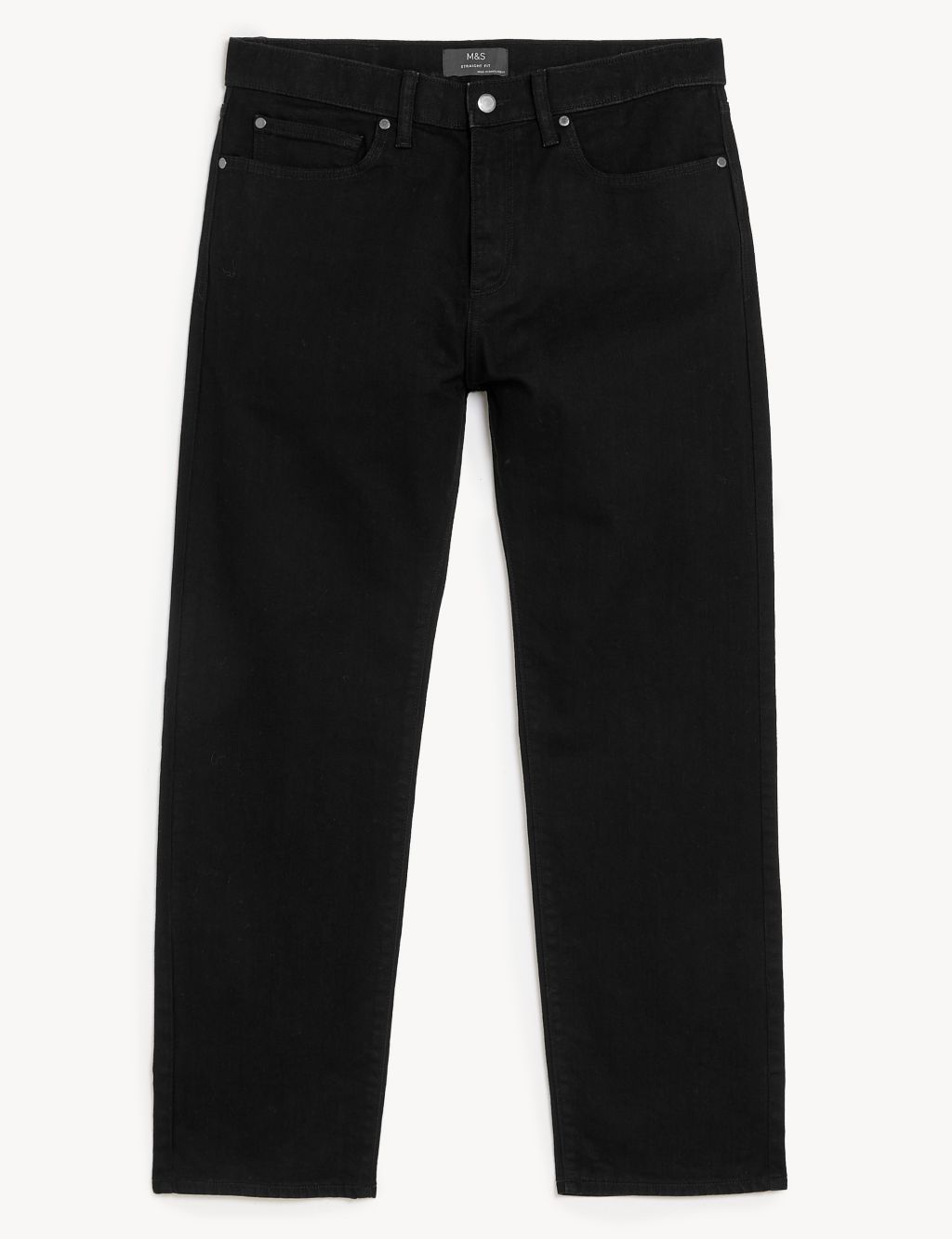 Shorter Length Straight Fit Stretch Jeans with Stormwear™ image 2
