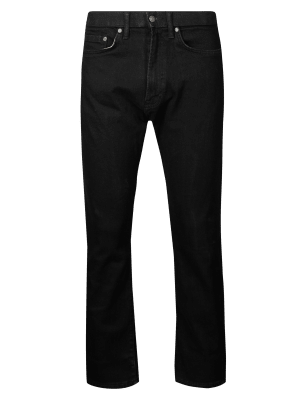 

Mens M&S Collection Shorter Length Regular Fit Stretch Jeans - Black, Black