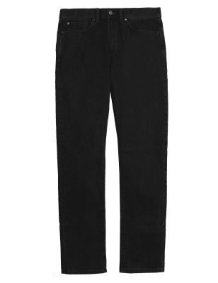 

M&S Collection Jeans elásticos ajustados con Stormwear™Mens - Black, Black