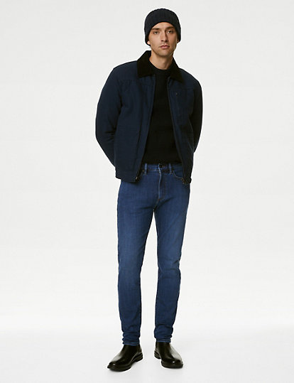 Slim Fit Stretch Jeans with Thermowarmth™