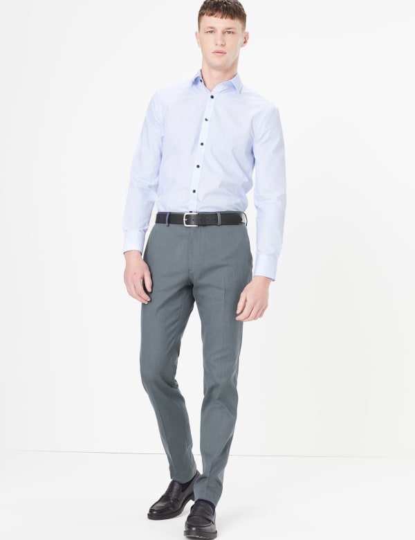 Skinny Fit Stretch Trousers