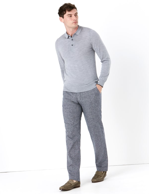 Regular Fit Linen Trousers