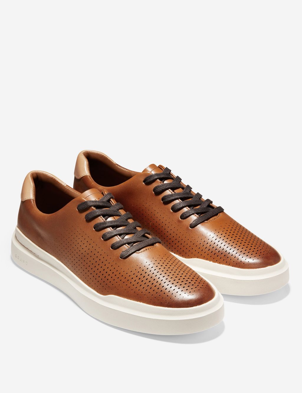 Grandpro Rally Leather Lace Up Trainers image 2