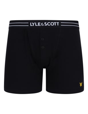 Lyle & Scott Men's 3pk Cotton Rich Trunks - M - Multi, Multi,Black