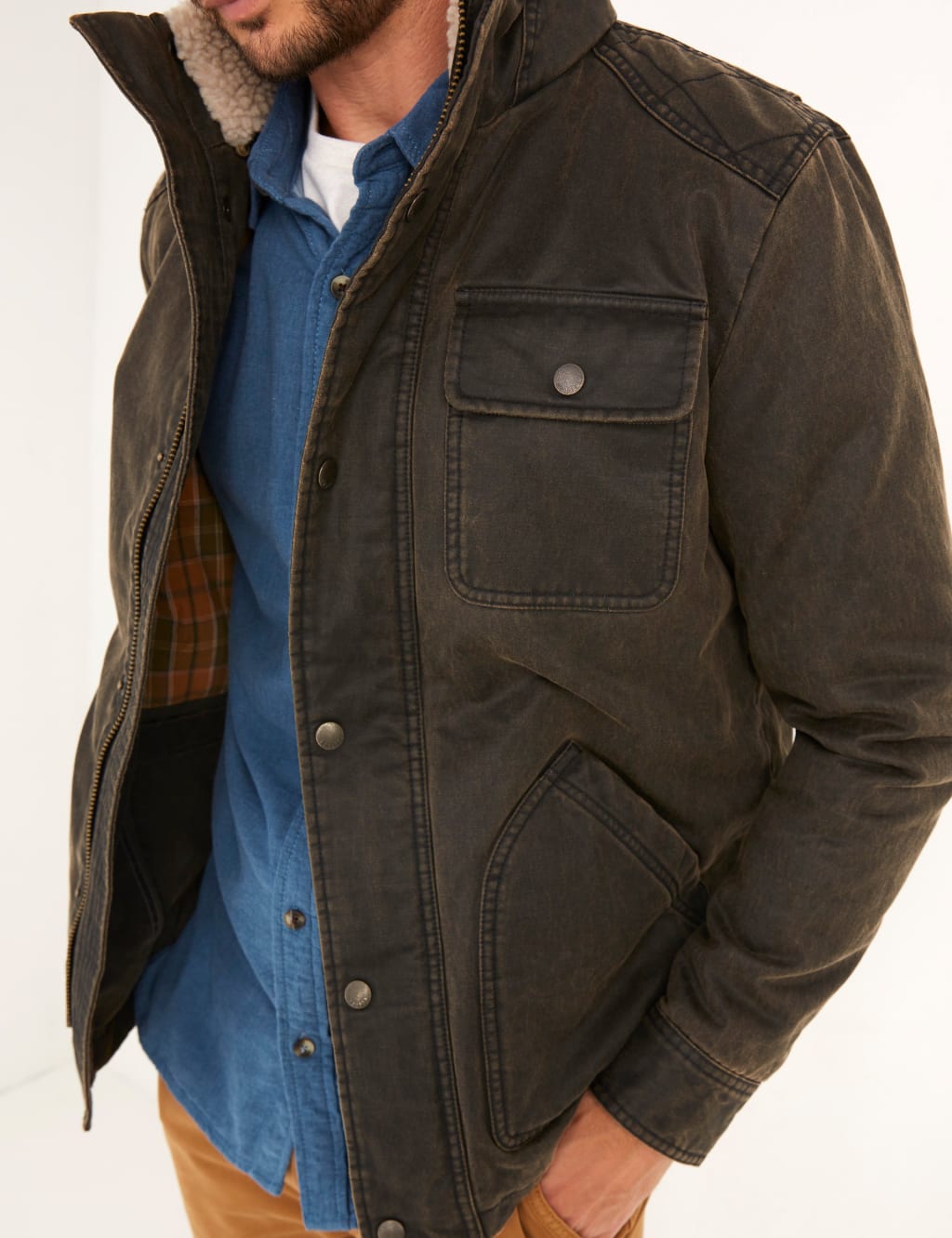 Cotton Rich Utility Jacket image 2