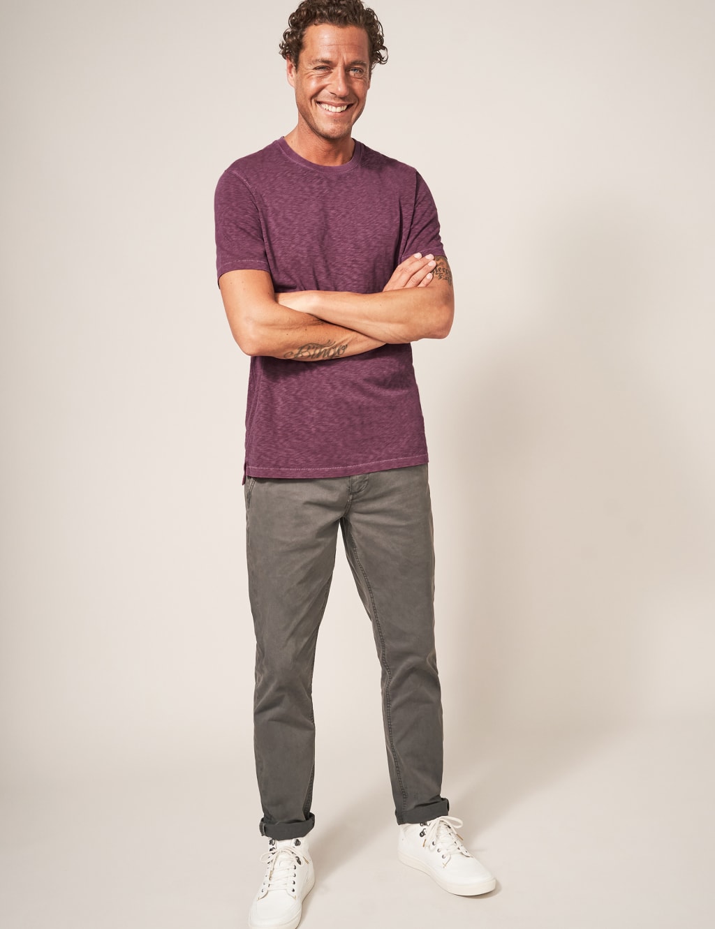 Pure Cotton Crew Neck T-Shirt image 1