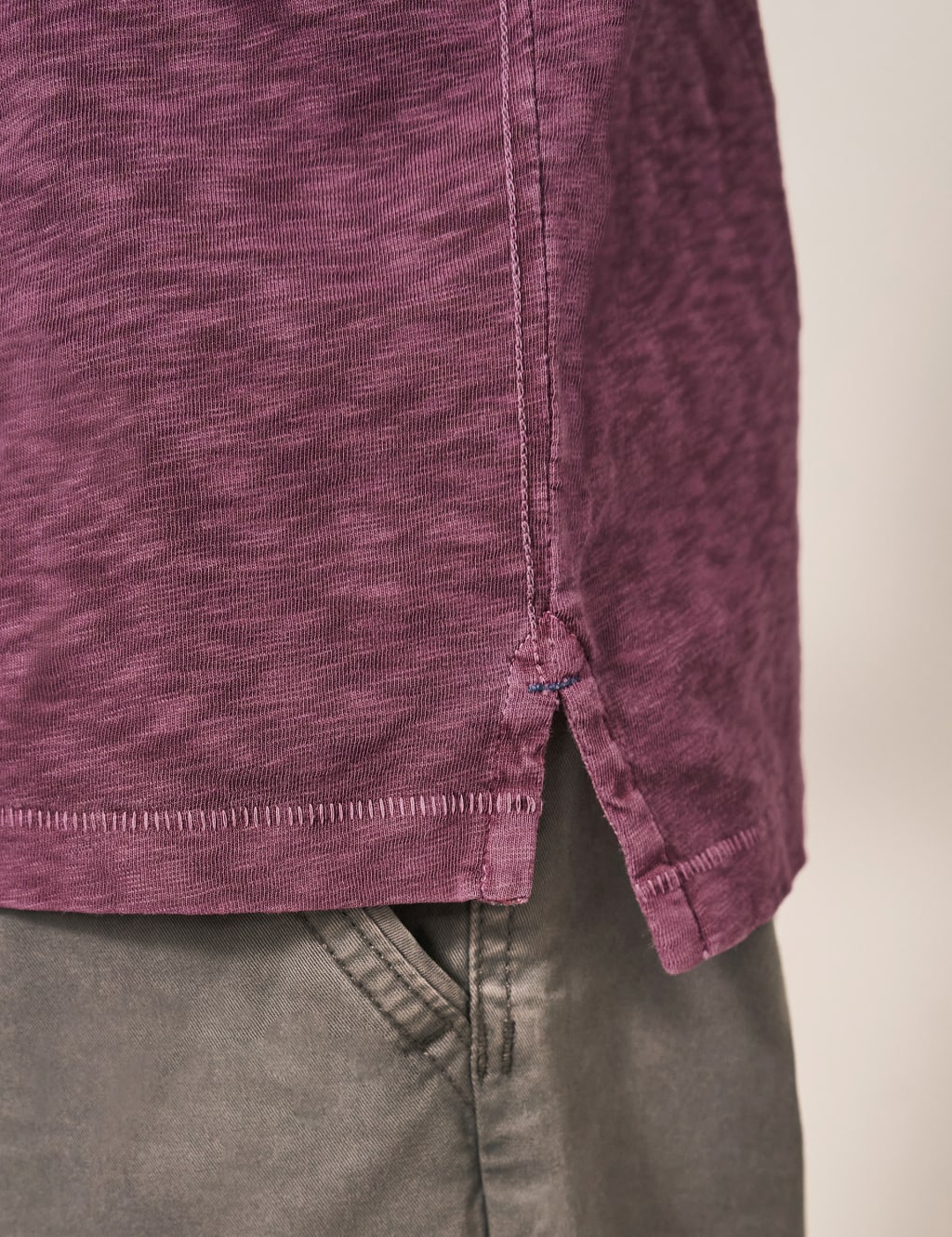 Pure Cotton Crew Neck T-Shirt image 3