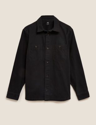 m&s overshirt
