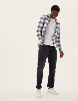 Pure Cotton Flannel Checked Shirt