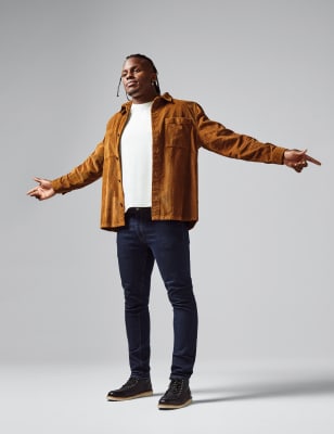

Mens M&S Collection Pure Cotton Cord Overshirt - Toffee, Toffee