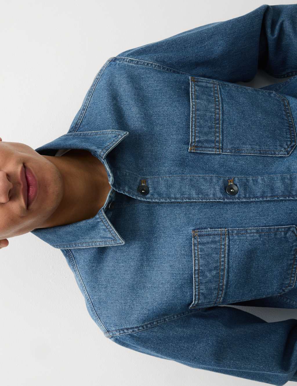 Denim Overshirt image 3