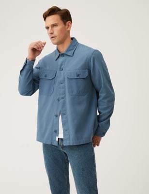 Pure Cotton Utility Overshirt | M&S US