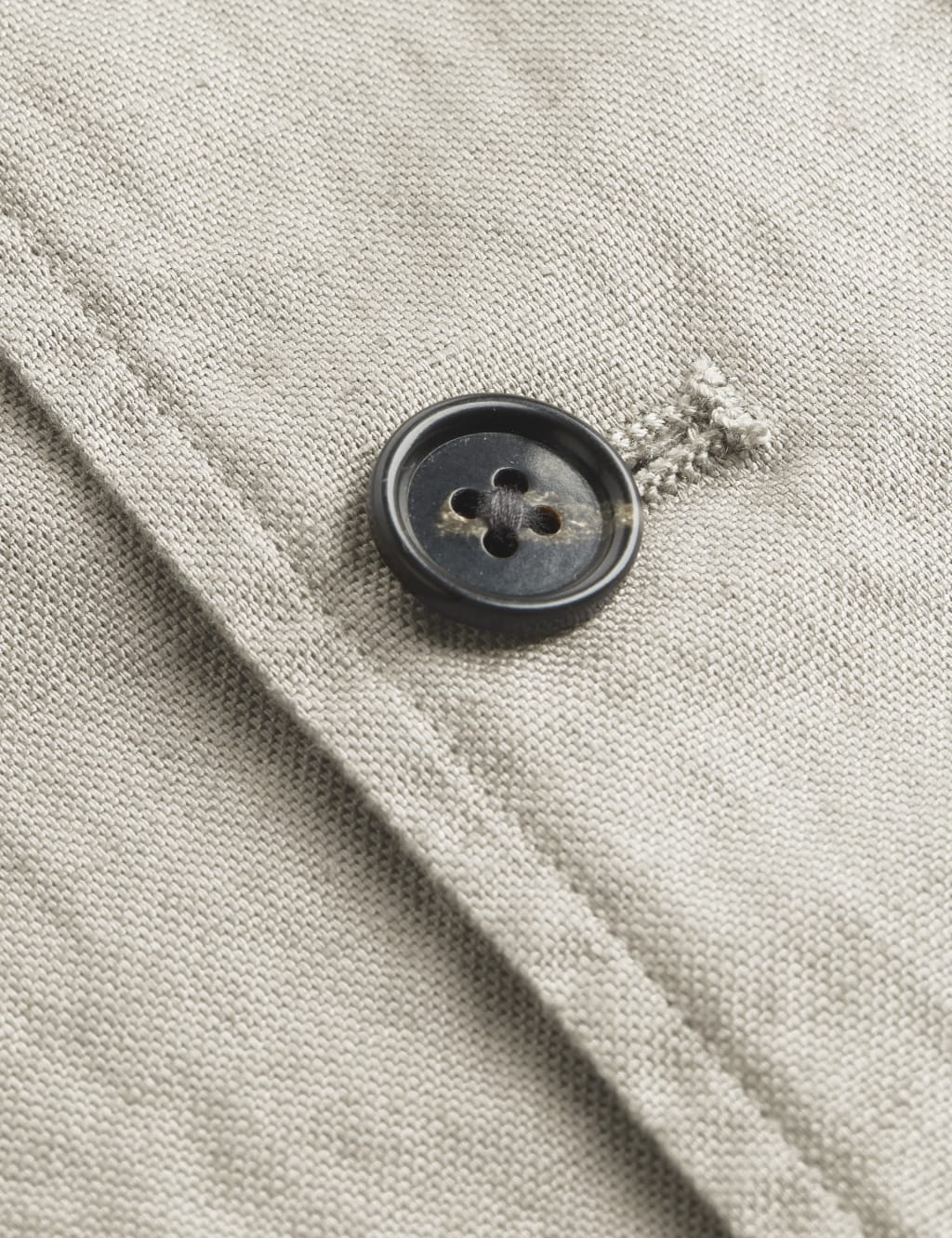 Easy Iron Linen Blend Overshirt image 6