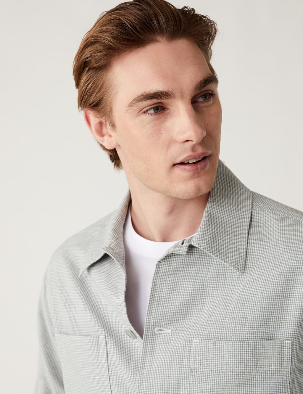 Linen Blend Overshirt image 3