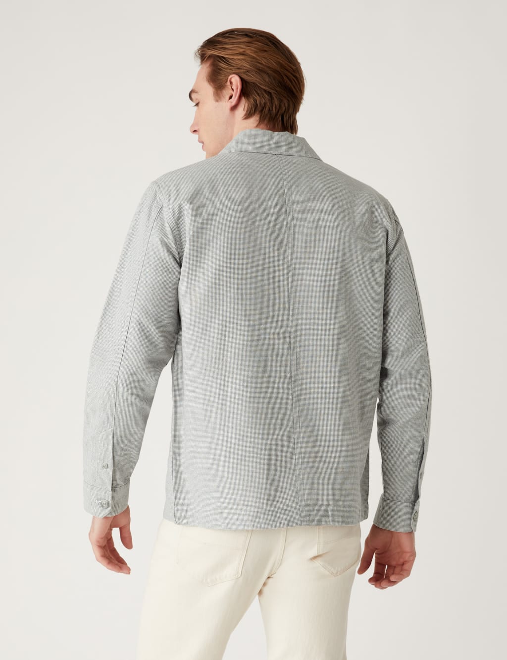 Linen Blend Overshirt image 4
