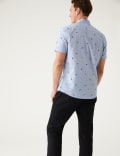 Pure Cotton Print Shirt