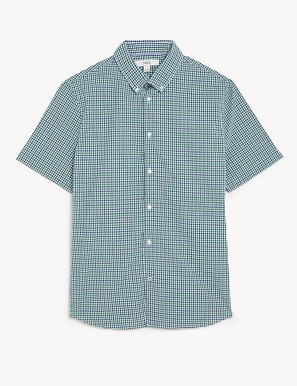 Pure Cotton Gingham Shirt - AU