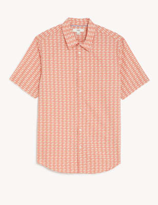 Pure Cotton Shark Print Shirt