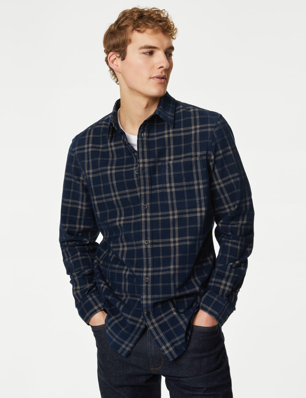 M&s mens casual shirts sale