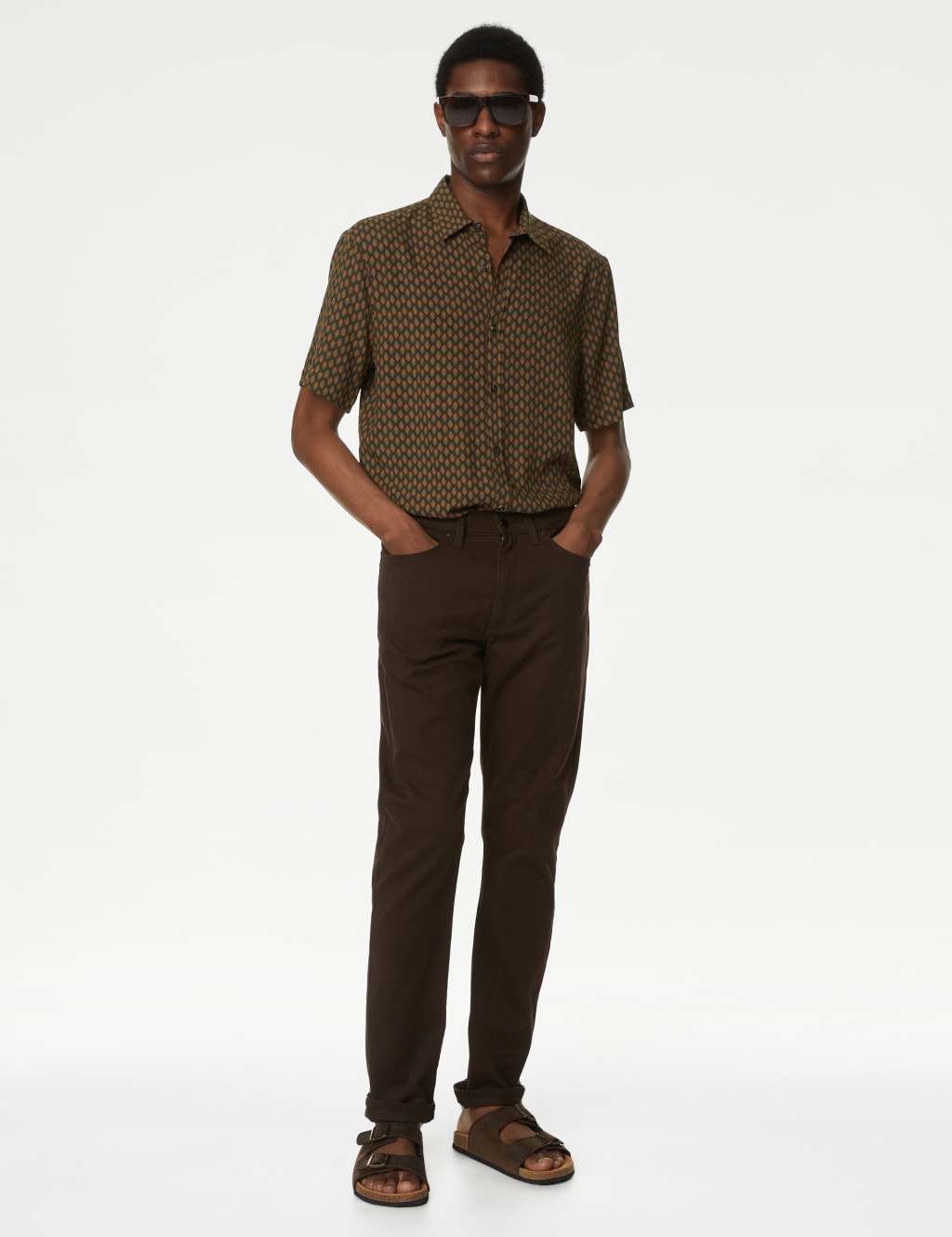 FORGE T-SHIRT MEN BROWN M/M main image 1