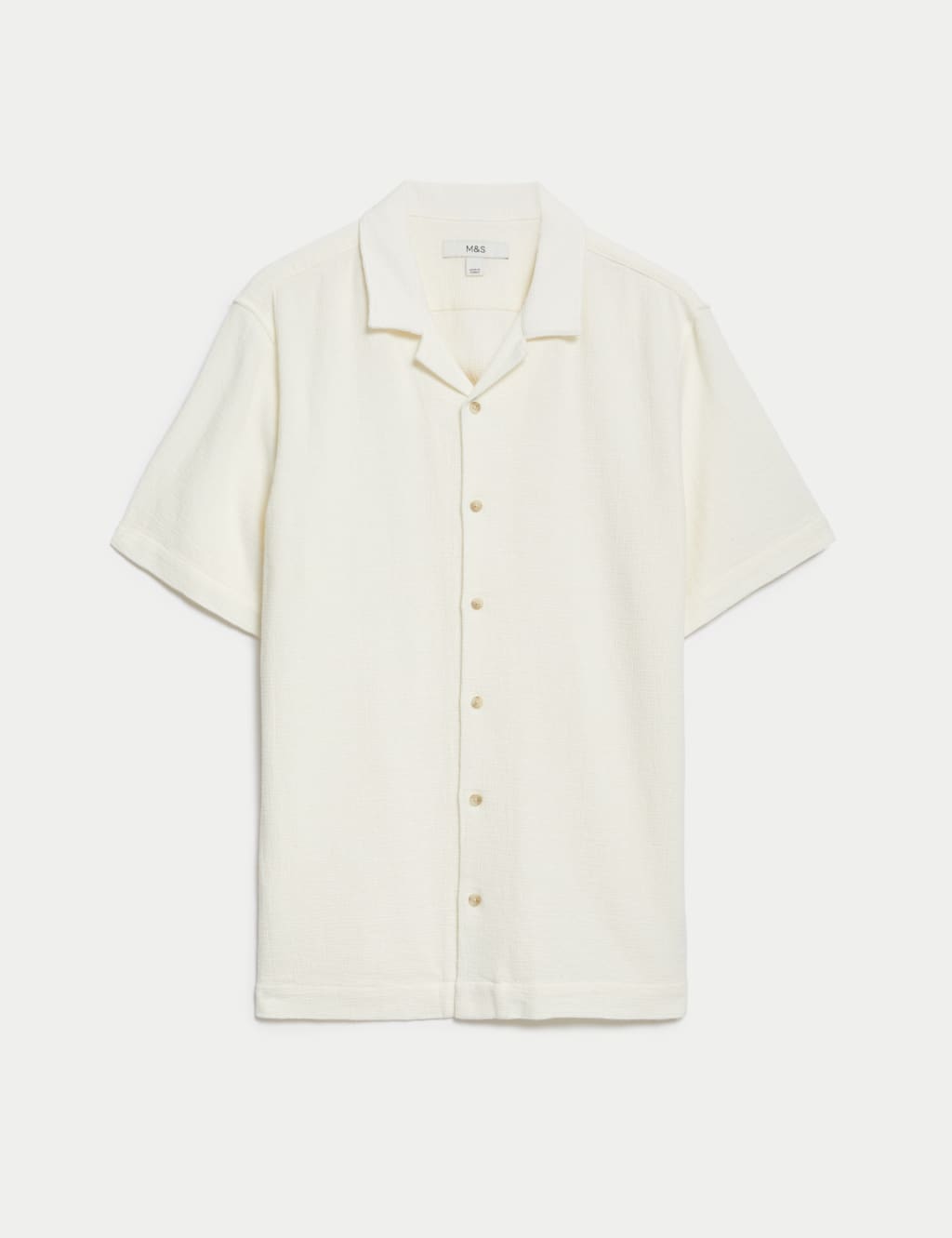 Pure Cotton Cuban Collar Shirt image 2